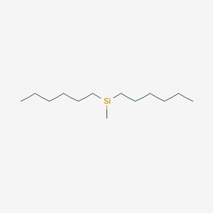 Silane, dihexylmethyl-