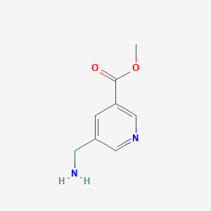 molecular formula C8H10N2O2 B3026513 Methyl 5-(aminomethyl)nicotinate CAS No. 1001756-84-8