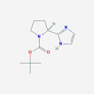(S)-tert-Butyl 2-(1H-imidazol-2-yl)pyrrolidine-1-carboxylate