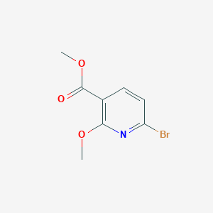 molecular formula C8H8BrNO3 B3026546 Methyl 6-bromo-2-methoxynicotinate CAS No. 1009735-24-3