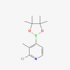 2-Chloro-3-methyl-4-(4,4,5,5-tetramethyl-1,3,2-dioxaborolan-2-yl)pyridine