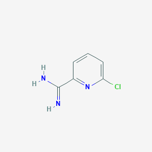molecular formula C6H6ClN3 B3026552 6-Chloropyridine-2-carboximidamide CAS No. 1011231-34-7