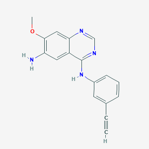 N4-(3-ethynylphenyl)-7-methoxyquinazoline-4,6-diamine