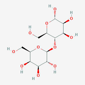 molecular formula C12H22O11 B3026557 beta-D-Gal-(1->4)-alpha-D-Man CAS No. 101312-82-7