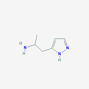 1-(1H-Pyrazol-3-YL)propan-2-amine