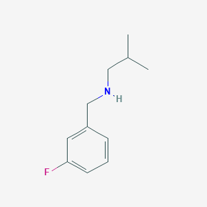 molecular formula C11H16FN B3026577 N-异丁基 3-氟苄胺 CAS No. 1019578-68-7