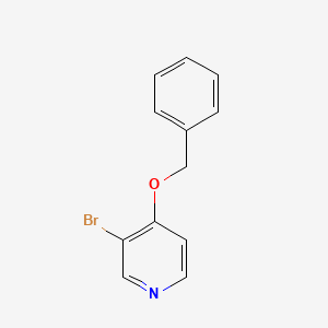 molecular formula C12H10BrNO B3026579 4-(苄氧基)-3-溴吡啶 CAS No. 1019767-63-5