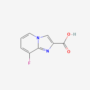 molecular formula C8H5FN2O2 B3026581 8-Fluoroimidazo[1,2-a]pyridine-2-carboxylic acid CAS No. 1020034-56-3