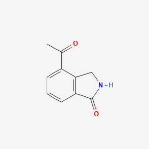 molecular formula C10H9NO2 B3026591 4-Acetylisoindolin-1-one CAS No. 1021874-48-5