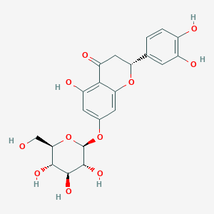 molecular formula C21H22O11 B3026592 (2R)-Eriodictyol-7-O-beta-D-glucopyranoside CAS No. 1021946-00-8