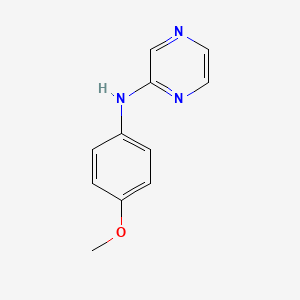 molecular formula C11H11N3O B3026593 N-(4-Methoxyphenyl)pyrazin-2-amine CAS No. 1022128-78-4