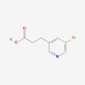 molecular formula C8H8BrNO2 B3026594 3-(5-Bromopyridin-3-yl)propanoic acid CAS No. 1022128-98-8