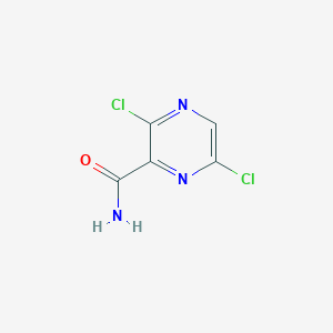 molecular formula C5H3Cl2N3O B3026597 3,6-Dichloropyrazine-2-carboxamide CAS No. 1023813-21-9