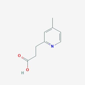 molecular formula C9H11NO2 B3026598 3-(4-Methylpyridin-2-yl)propanoic acid CAS No. 1023817-41-5