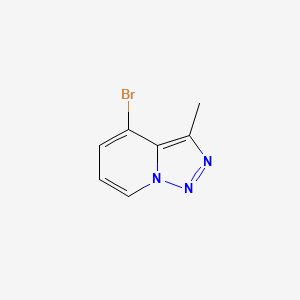 molecular formula C7H6BrN3 B3026601 4-Bromo-3-methyl-[1,2,3]triazolo[1,5-a]pyridine CAS No. 1024741-95-4