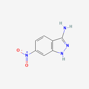 molecular formula C7H6N4O2 B3026606 6-Nitro-1H-indazol-3-amine CAS No. 1027259-01-3