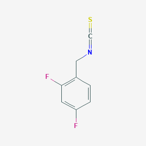 molecular formula C8H5F2NS B3026608 2,4-二氟苄基异硫氰酸酯 CAS No. 1027513-62-7