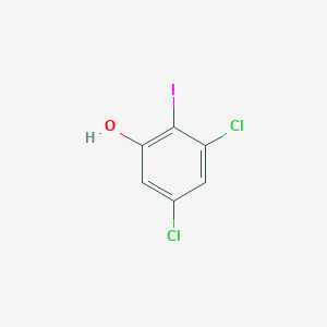 molecular formula C6H3Cl2IO B3026610 3,5-Dichloro-2-iodophenol CAS No. 1028332-19-5