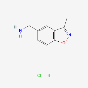(3-Methylbenzo[d]isoxazol-5-yl)methanamine hydrochloride