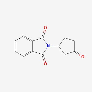molecular formula C13H11NO3 B3026613 2-(3-Oxocyclopentyl)isoindoline-1,3-dione CAS No. 1029691-06-2