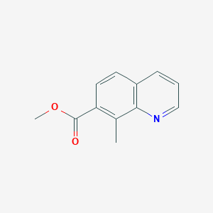 molecular formula C12H11NO2 B3026616 8-甲基喹啉-7-甲酸甲酯 CAS No. 1030846-94-6