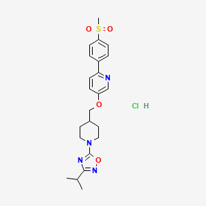 molecular formula C23H29ClN4O4S B3026620 盐酸 GSK-1292263 CAS No. 1032824-54-6