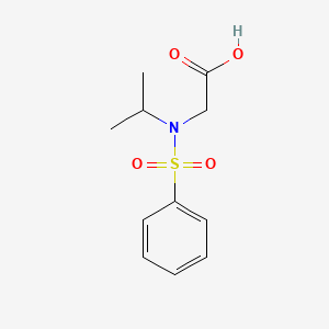 molecular formula C11H15NO4S B3026622 (Benzenesulfonyl-isopropyl-amino)-acetic acid CAS No. 1033194-55-6