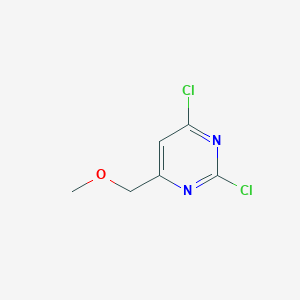 molecular formula C6H6Cl2N2O B3026639 2,4-Dichloro-6-(methoxymethyl)pyrimidine CAS No. 1037543-27-3
