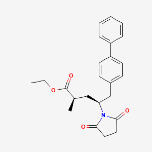 (2R,4S)-5-Biphenyl-4-yl-4-(2,5-dioxopyrrolidin-1-yl)-2-methylpentanoic acid ethyl ester