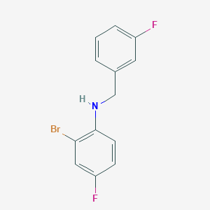 2-bromo-4-fluoro-N-(3-fluorobenzyl)aniline