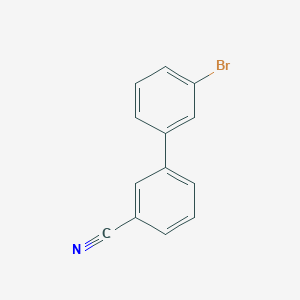 molecular formula C13H8BrN B3026648 3-(3-溴苯基)苯甲腈 CAS No. 1040141-34-1