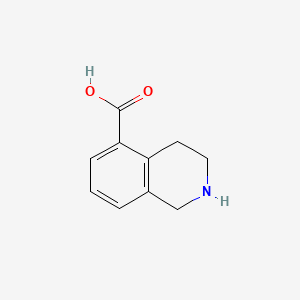 molecular formula C10H11NO2 B3026658 1,2,3,4-Tetrahydroisoquinoline-5-carboxylic acid CAS No. 1044764-16-0