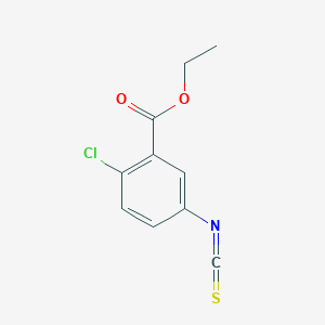 molecular formula C10H8ClNO2S B3026666 Ethyl 2-chloro-5-isothiocyanatobenzoate CAS No. 104799-05-5