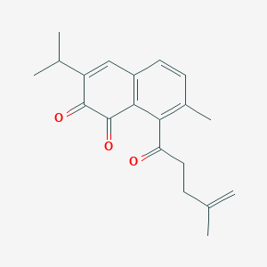 molecular formula C20H22O3 B3026668 1-Ketoaethiopinone CAS No. 105062-36-0