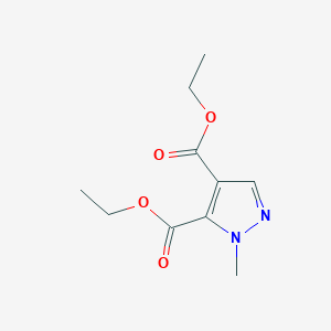 molecular formula C10H14N2O4 B3026670 Diethyl 1-methyl-1H-pyrazole-4,5-dicarboxylate CAS No. 10514-61-1