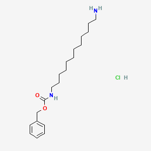 molecular formula C20H35ClN2O2 B3026671 N-甲氧羰基-1,12-二氨基十二烷盐酸盐 CAS No. 1051420-16-6