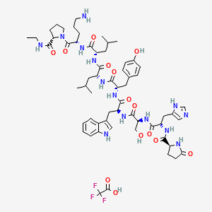 (Des-Gly10,D-Leu6,Orn8,Pro-NHEt9)-LHRH Trifluoroacetate