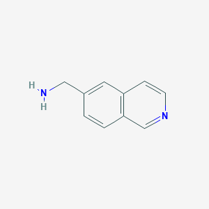 molecular formula C10H10N2 B3026675 Isoquinolin-6-ylmethanamine CAS No. 1053655-94-9