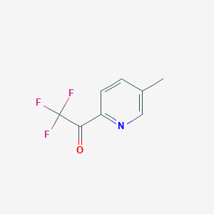 molecular formula C8H6F3NO B3026688 2,2,2-Trifluoro-1-(5-methylpyridin-2-yl)ethanone CAS No. 1060801-56-0