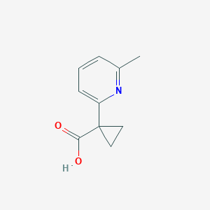 1-(6-Methylpyridin-2-yl)cyclopropanecarboxylic acid
