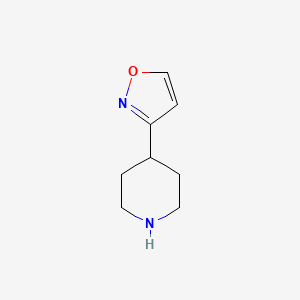 molecular formula C8H12N2O B3026704 4-Isoxazol-3-YL-piperidine CAS No. 1060814-32-5