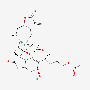molecular formula C34H44O9 B3026726 Japonicones D CAS No. 1078711-42-8