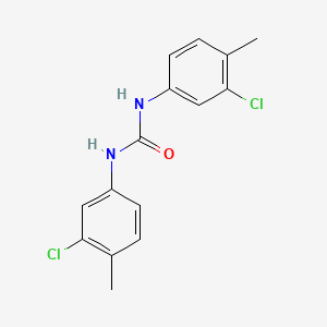 molecular formula C15H14Cl2N2O B3026727 1,3-Bis(3-chloro-4-methylphenyl)urea CAS No. 107947-94-4