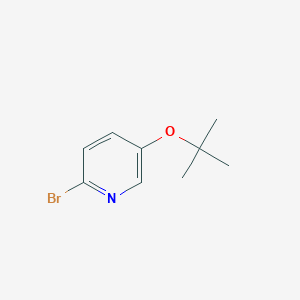 molecular formula C9H12BrNO B3026739 2-Bromo-5-tert-butoxypyridine CAS No. 1086381-32-9