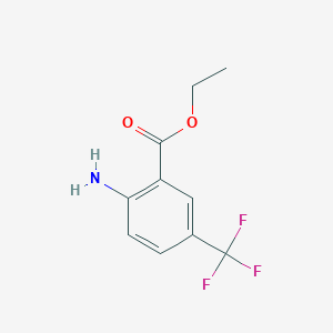molecular formula C10H10F3NO2 B3026777 Ethyl 2-amino-5-(trifluoromethyl)benzoate CAS No. 1108668-05-8