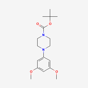 molecular formula C17H26N2O4 B3026793 Tert-butyl 4-(3,5-dimethoxyphenyl)piperazine-1-carboxylate CAS No. 1121596-71-1