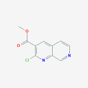 molecular formula C10H7ClN2O2 B3026797 2-氯-1,7-萘啶-3-甲酸甲酯 CAS No. 1124194-70-2