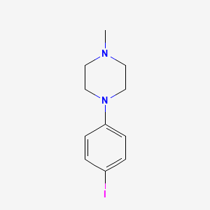 molecular formula C11H15IN2 B3026800 1-(4-碘苯基)-4-甲基哌嗪 CAS No. 1125409-95-1