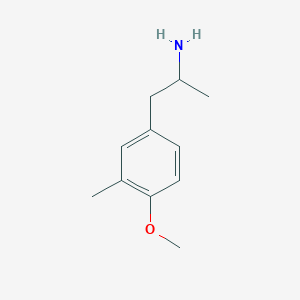 molecular formula C11H17NO B3026839 2-(4-Methoxy-3-methyl-phenyl)-1-methyl-ethylamine CAS No. 114963-00-7