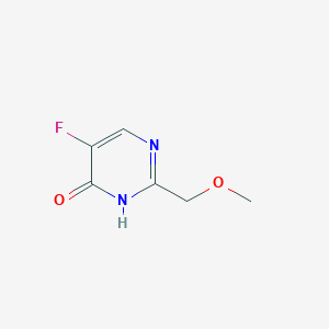 molecular formula C6H7FN2O2 B3026842 5-Fluoro-2-(methoxymethyl)pyrimidin-4-ol CAS No. 1150618-10-2